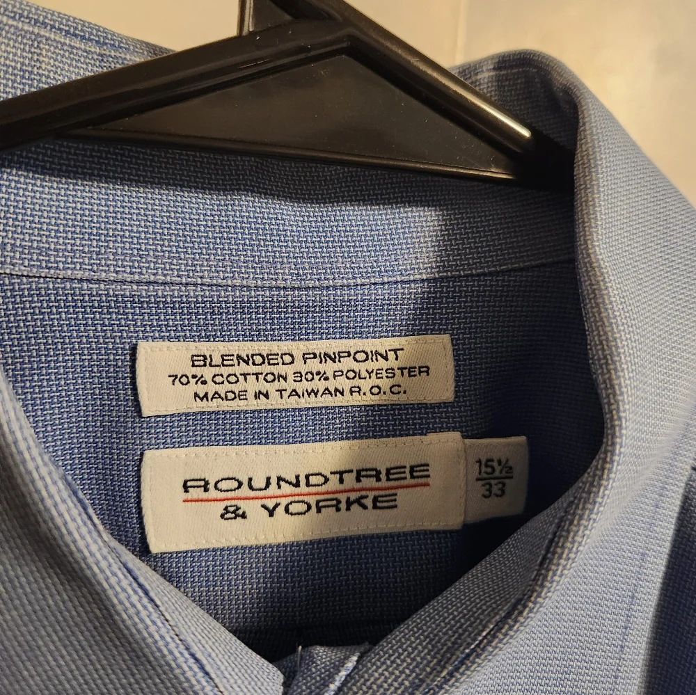 Roundtree & Yorke 15.5 Dress Shirt - Picture 2 of 4